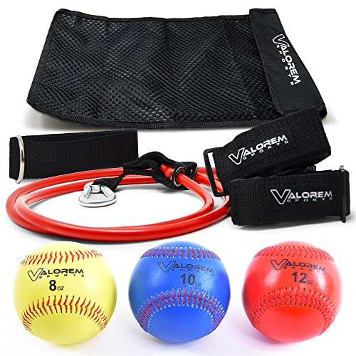 Valorem Sports Weighted Baseballs for Pitching & Hitting -