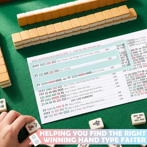Set de 4 Clips Lectores de Línea para Mahjong Color Pastel miniatura 6
