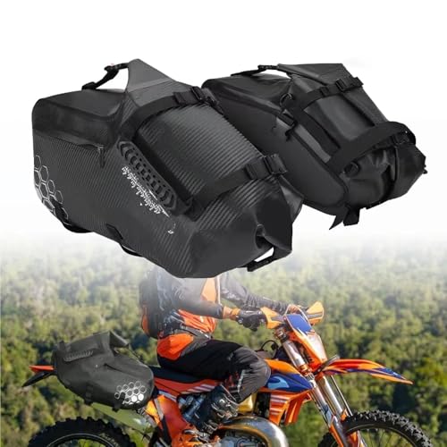 Bolsas impermeables para sillín de motocicleta compatibles con Suzuki V-Strom Boulevard M109R 48L 28L 3