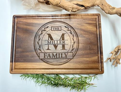 Tabla de cortar rectangular de madera personalizada miniatura 5