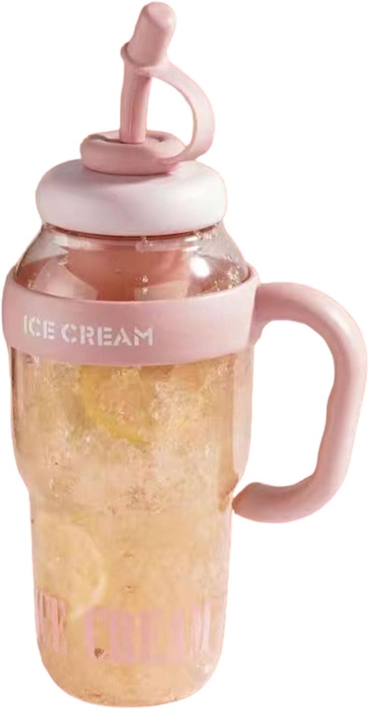 Elegant Cup With Removable Straw Big Capacity Water Bottle