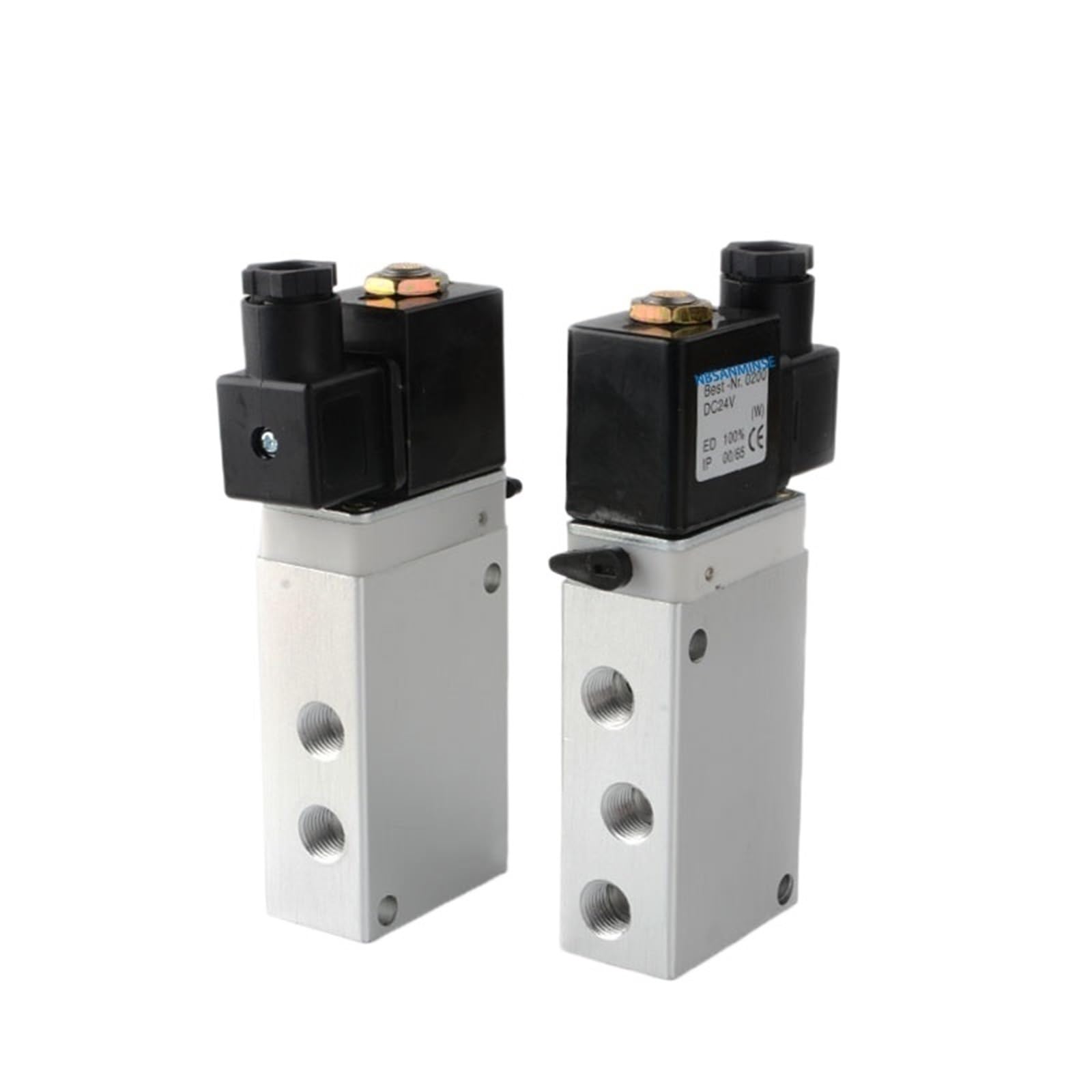 Válvula solenoide de control de aire de dos vías para sistemas neumáticos con rosca G1/2 de 12V