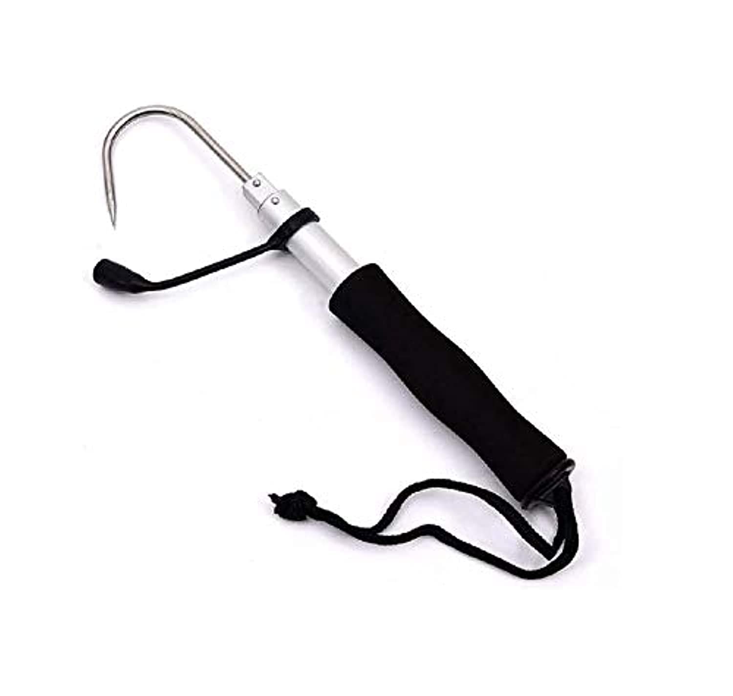 Beauenty Fishing Spear Hook with 2 Section Telescopic Pole Handle