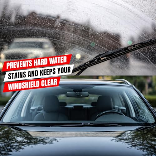 Image of Windshield Washer Fluid Concentrate for Car| 300ml | Streak-Free Glass Cleaning | Removes Dust, Bugs & Road Grime | 20ml Dilution per 1L Water | Safe for Wiper Blades & Car Glass