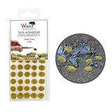 GRASBÜSCHEL - 100 x 2mm Abgestorbene selbstklebende statische Grasbüschel von War World Scenics