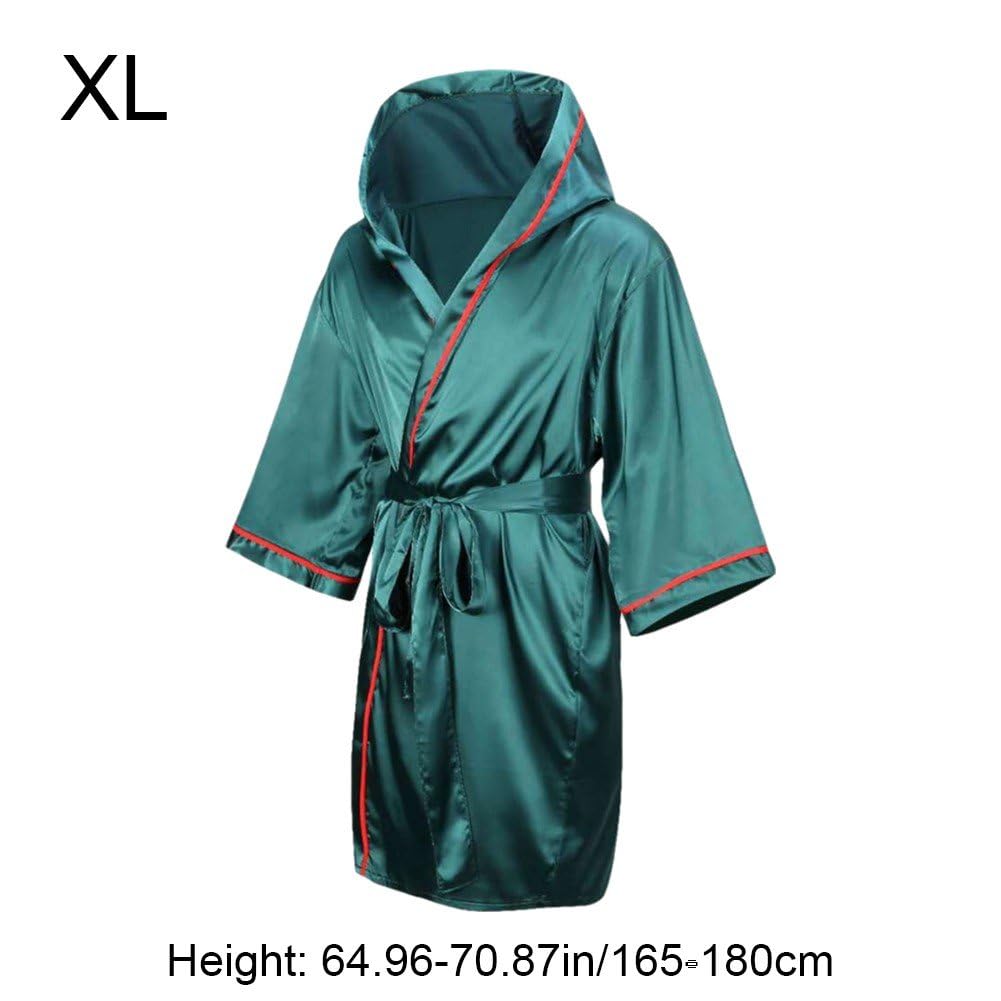 De Boxeo con Capucha De Seda Satinada para Artes Marciales Kickboxing, De Entrenamiento para Competición, Uniforme De Muay Thai MMA para Hombres Y Mujeres