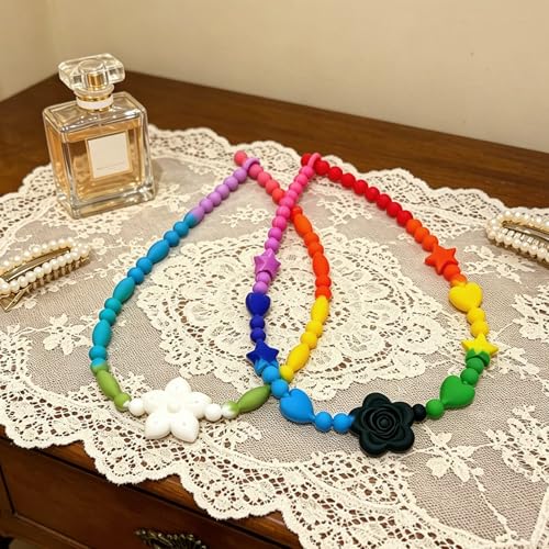 Chew Necklaces for Sensory Kids, Silicone Chewy Necklace Sensory All-in-one Safety Design, Chewing Necklace for Autism, Oral Motor Chew Toys for Kids Boys Girls Adults Reduce Fidgeting & Biting - Image 5