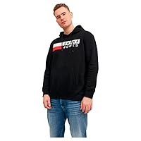 JACK & JONES Felpa con Cappuccio Maglione Copricapo Basic Taglie Grandi