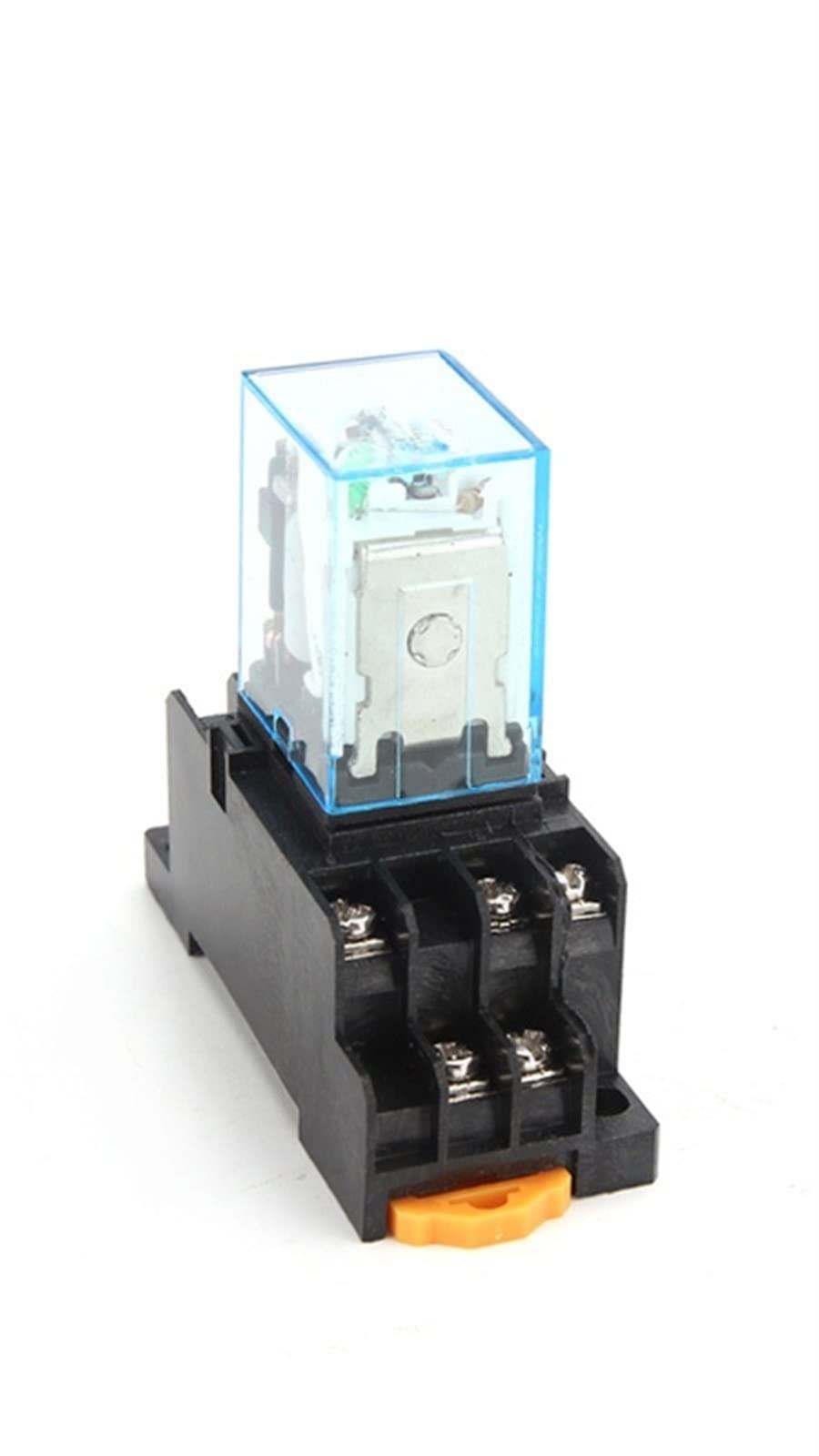 WEUSANXPL 10pcs Intermediate Relay HH53P MY3NJ Plug-in Relay DC AC12v 24v AC110v 220v 5a Silver Contact PYF11a 11pins Relay Socket(Onecolor)
