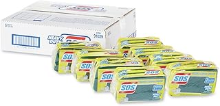 S.O.S. 91029CT Heavy Duty Scrubber Sponge, 3/Pk, 2 1/2 x 4 1/2.9