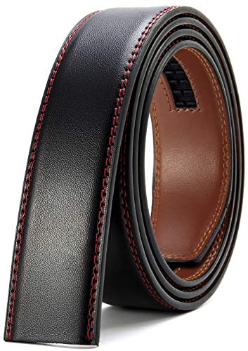 CHAOREN Genuine Leather Ratchet Belt Strap Only 1 3/8