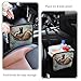 FOLIOSA Car Trash Can Cute Sloth Swing Print Foldable Water Resistant with Lid for Auto Seat Multipurpose Small