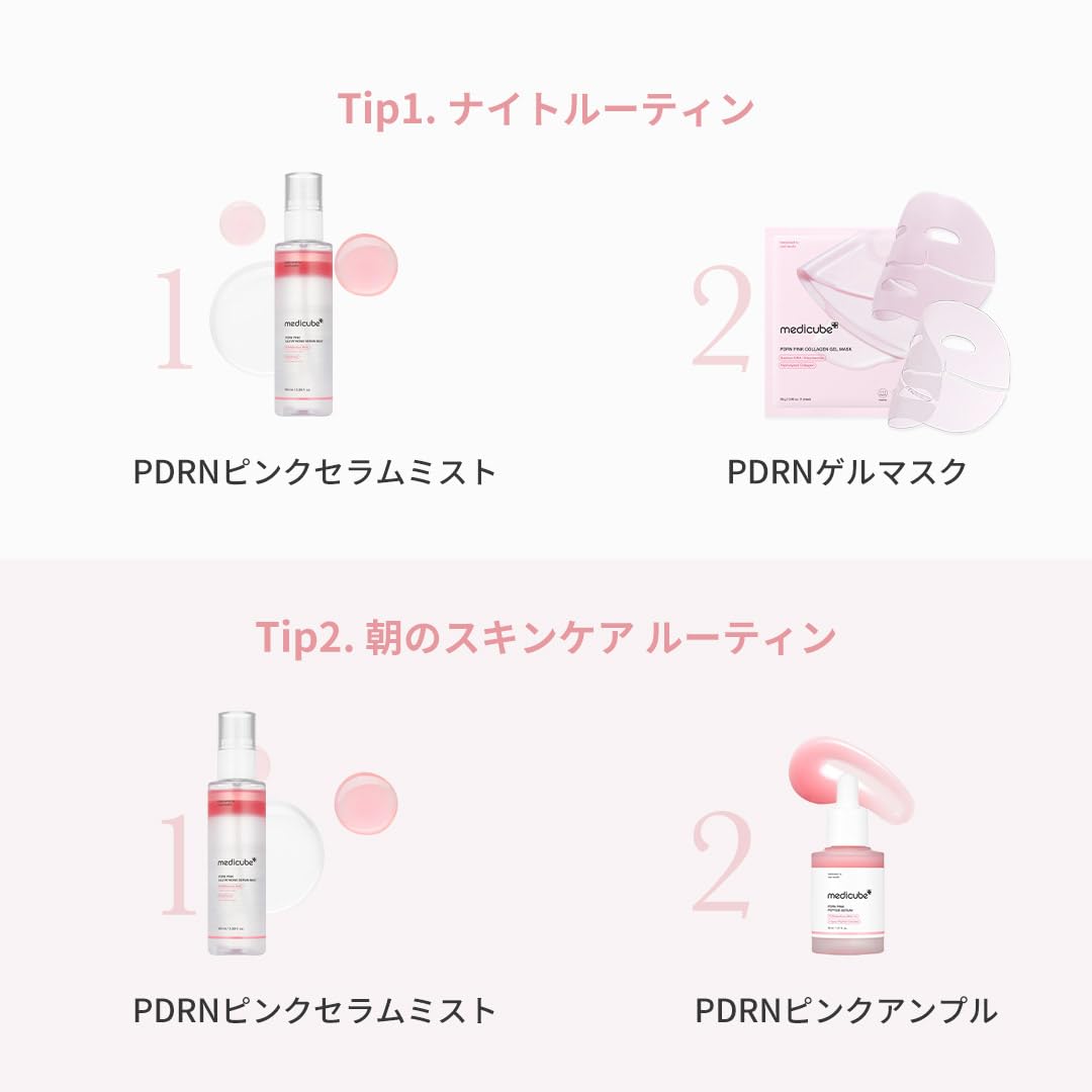 Amazon | メディキューブ PDRNピンクグルタチオンセラムミスト PDRN