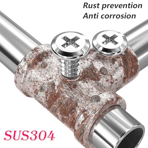 Tornillos autorroscantes M6 x 60 mm cabeza plana Phillips acero 304 pack 20 miniatura 4