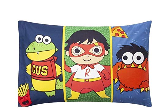Ryans World Kids Pillowcase Reversible Standard 1 Pc