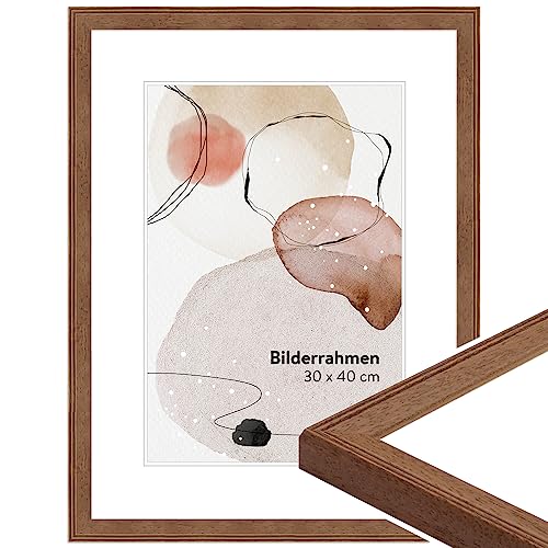 WANDStyle Bilderrahmen 15x20 Eiche, moderner Bilderrahmen Holz, hochwertiger Holzbilderrahmen, Posterrahmen zum Aufhängen und Aufstellen, Rahmen 20x15 cm, Fotorahmen H320 - Made in Germany WANDStyle Bilderrahmen 15x20 Eiche, moderner Bilderrahmen Holz, hochwertiger Holzbilderrahmen, Posterrahmen zum Aufhängen und Aufstellen, Rahmen 20x15 cm, Fotorahmen H320 - Made in Germany