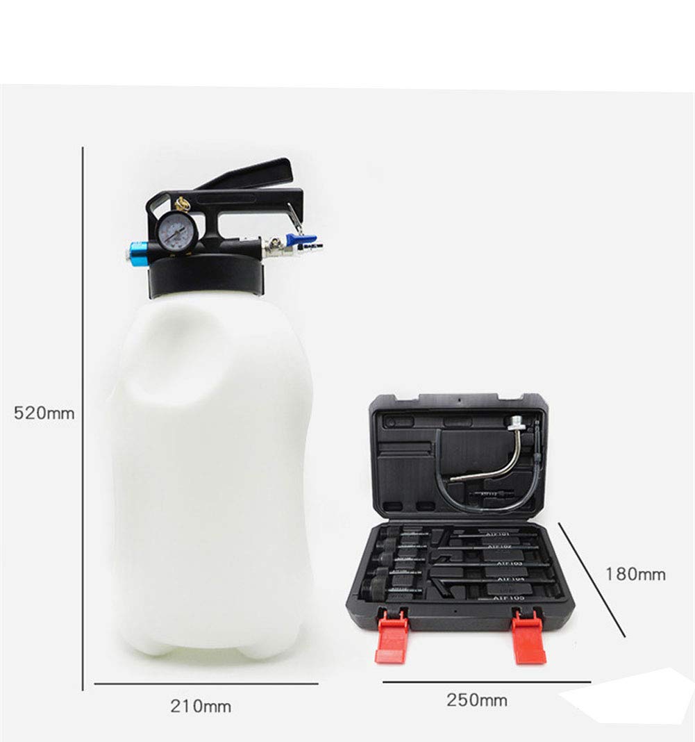 Herramienta Neumática Para Llenar Aceite De Caja De Cambios - 10L, 13 Adaptadores ATF, Sin Chispa