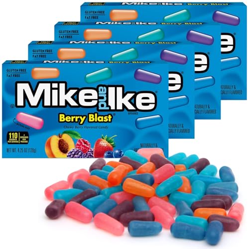 Dulces Mike and Ike Berry Blast, 4 Paquetes miniatura 1