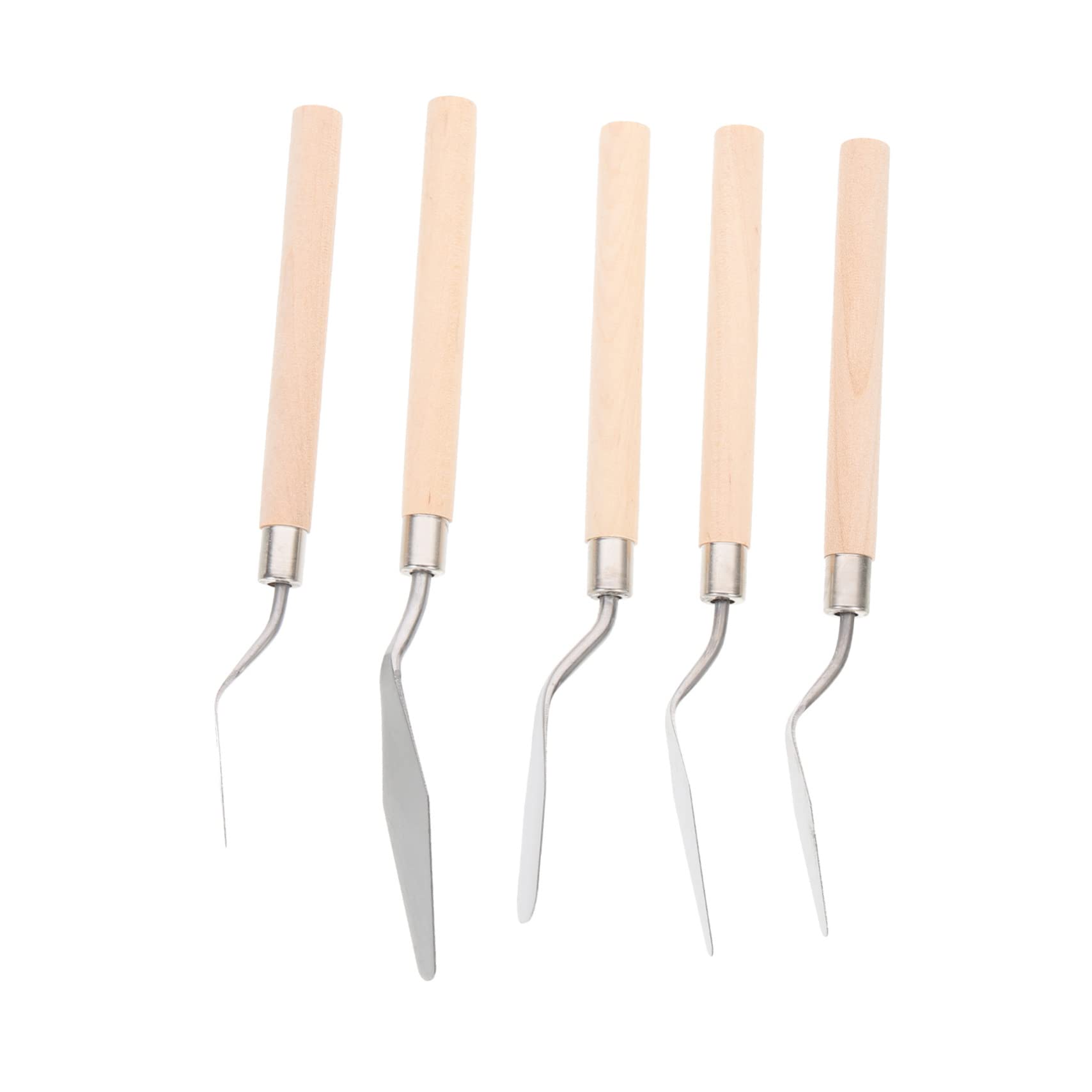 DIYEAH Professional Art Painting Supplies 5pcs Set of Texture Palette Knives for Artists Hobbyists Students