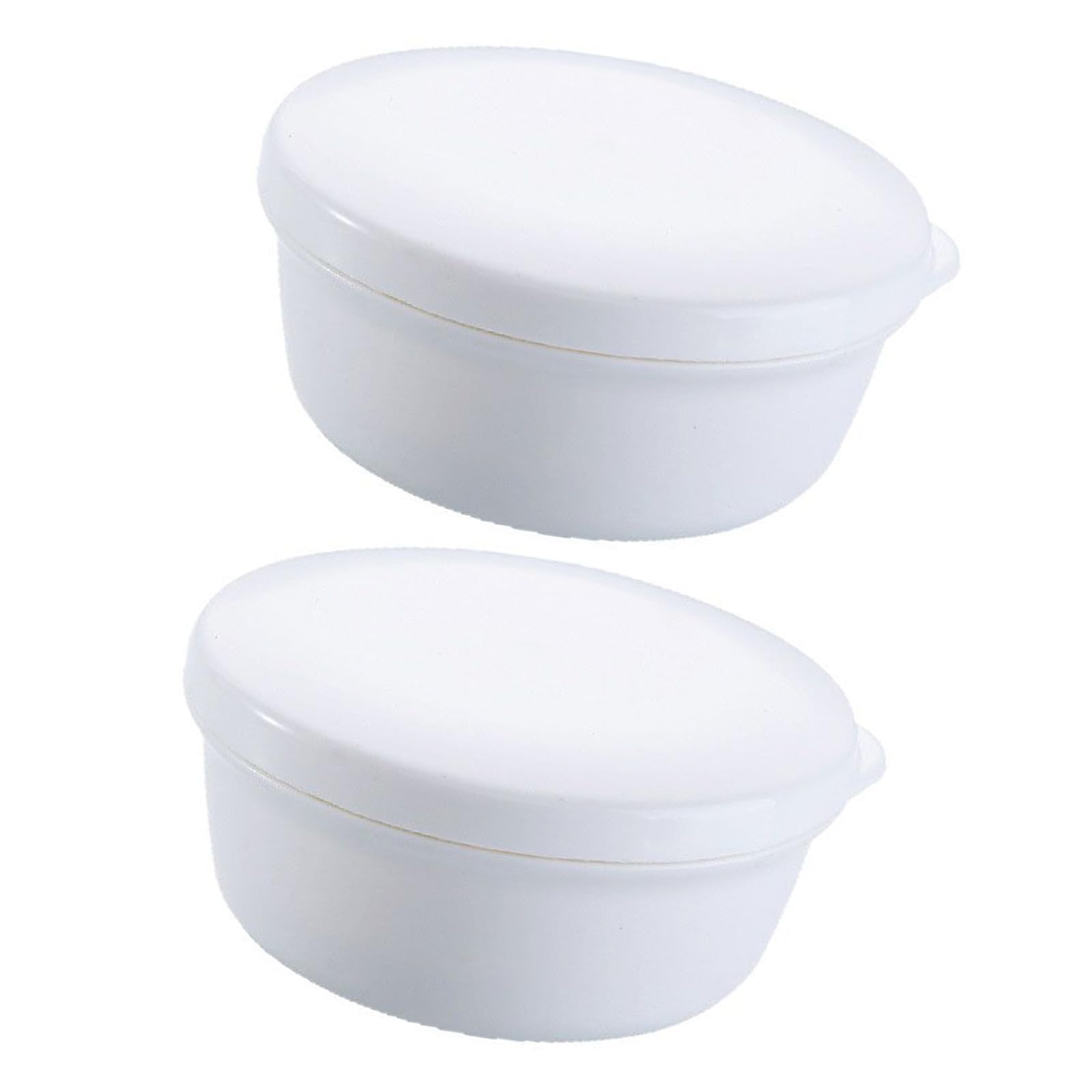 our fave 2Pack Leakproof Soap Container with Secure Closure Great for Camping Gym or Everyday Bathroom Countertop Organization Soap Holder