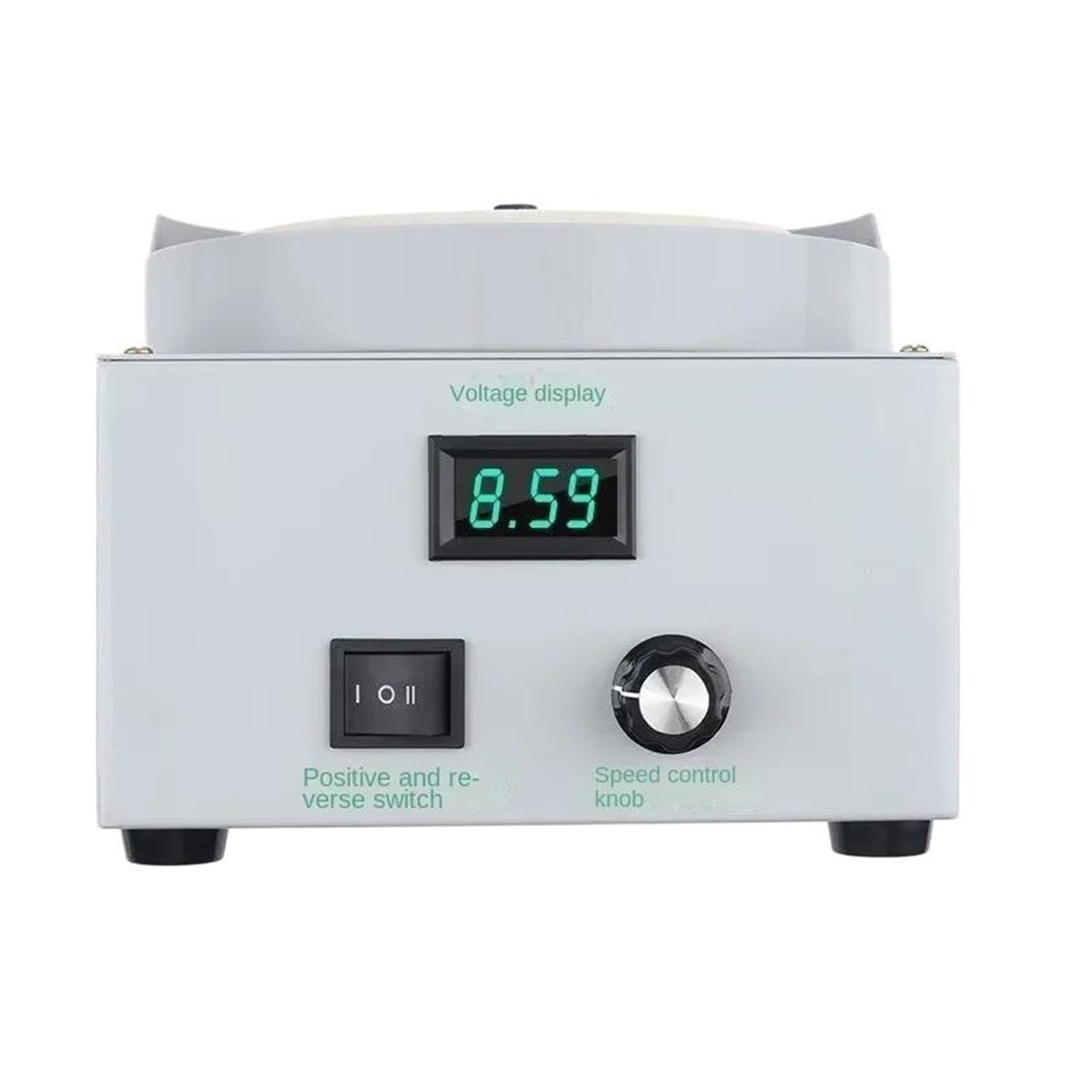 Elektryczna polerka płaska 150 mm - Regulowana prędkość Dwustronna polerka na mokro i na sucho, wyposażona w diamentową tarczę piaskową o średnicy 80 mesh Do samodzielnego montażu