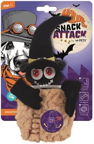 M-Pets Halloween Skeleton Snack Attack Köpek Oyuncağı