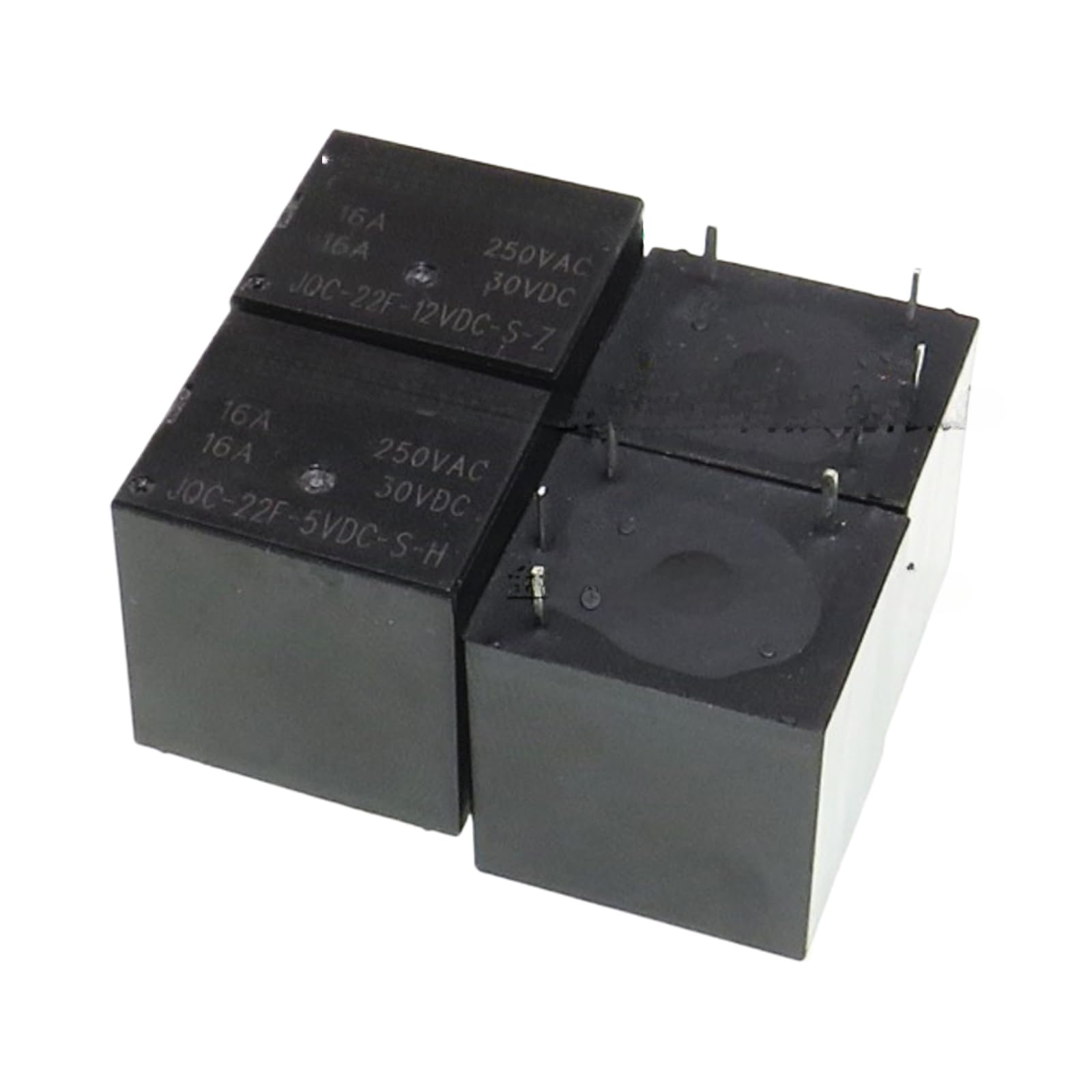 Relais 24VDC 12V 16A 20A 5P 22F-5VDC-SZ composant de précision