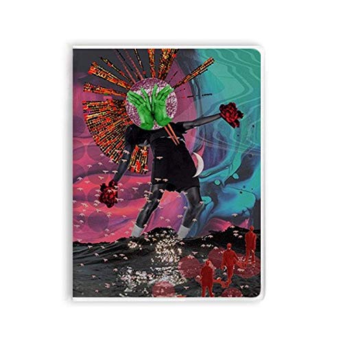Carnet de notes Dizzy And Fall une papeterie d'art abstrait avec couverture souple premium