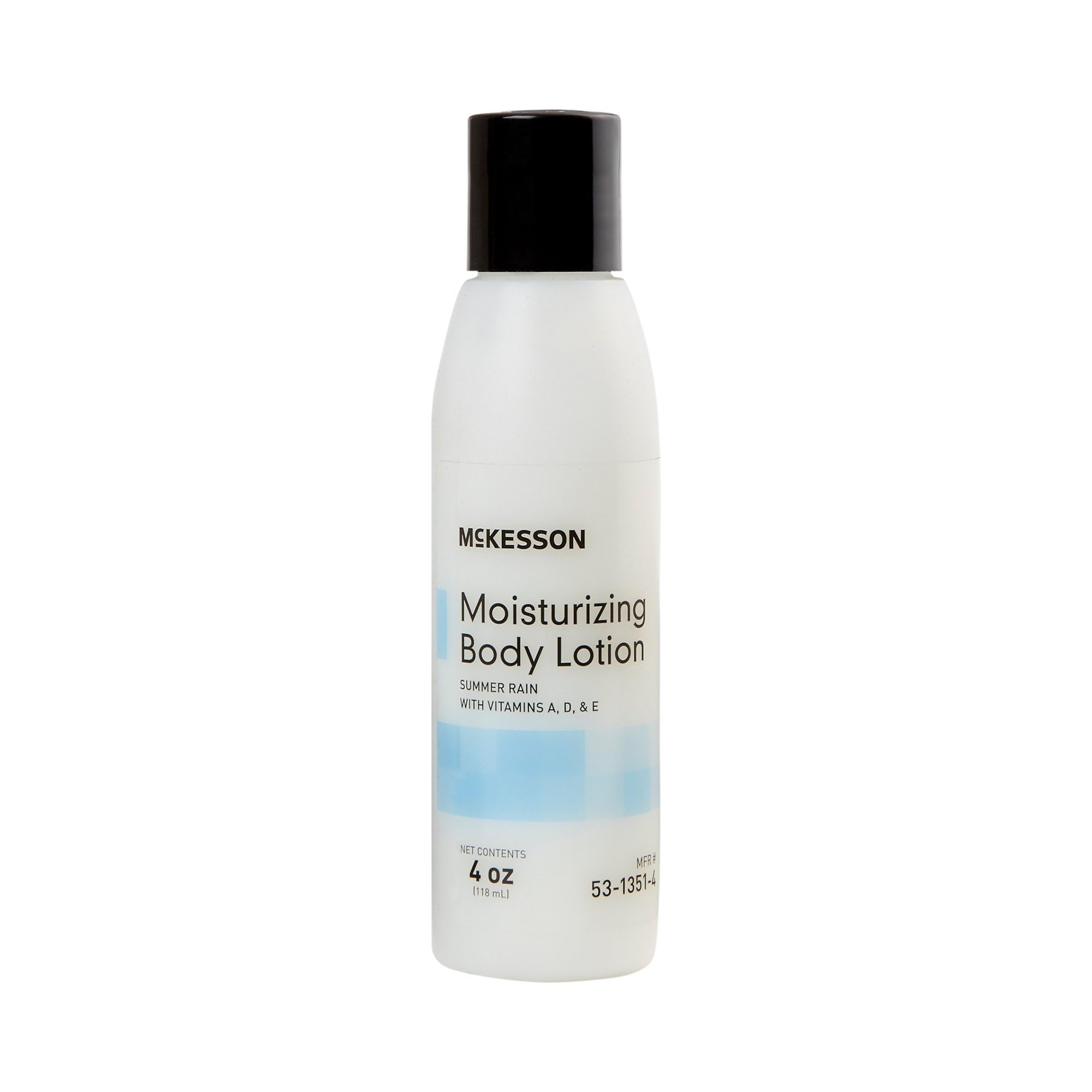 McKesson Moisturizing Body Lotion with Vitamins A, D, E, Summer Rain Scent, 4 oz, 48 Count