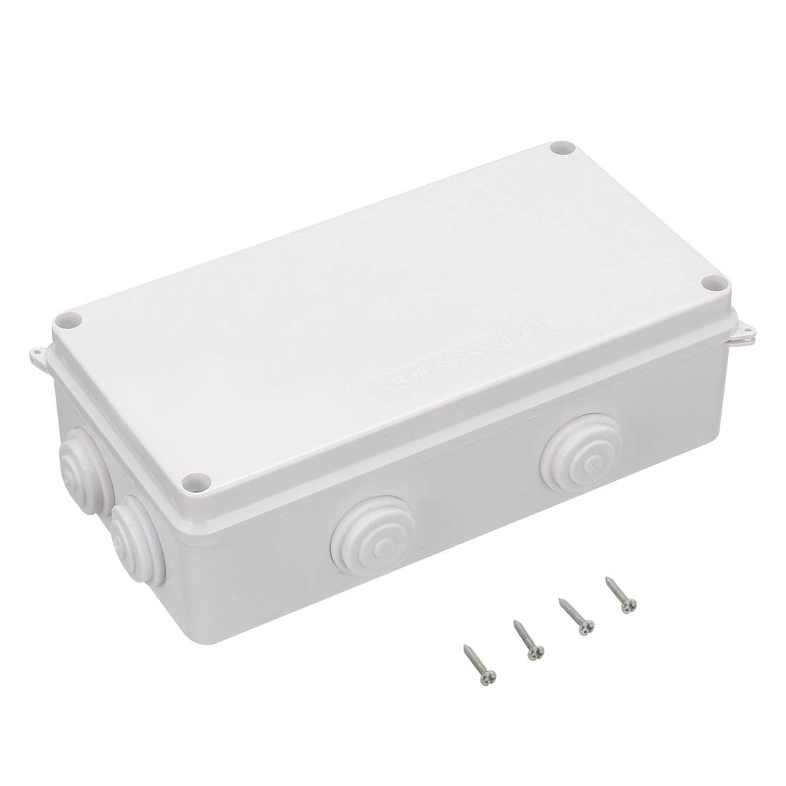 Awclub 8"x4"x2.8" (200mmx100mmx70mm) Dustproof IP65 Junction Box Universal Electric Project Enclosure