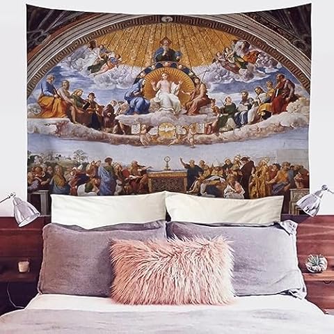 Psesaysky Raphael Disputation Tapestry for Home Decor Cover