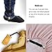 Improved 2+2 Pairs Sturdy Adjustable Elastic Boot Straps Pant Clips Stirrups & Leg Straps Round Head