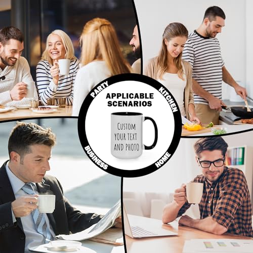 Taza Personalizada con Foto y Texto 15 Onzas miniatura 6