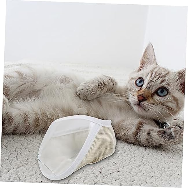 balacoo Cat Muzzle Breathable Design Pet Supplies for Bathing Feeding and Grooming Cat Bite Cover Licking Protector-aHcuGA0E