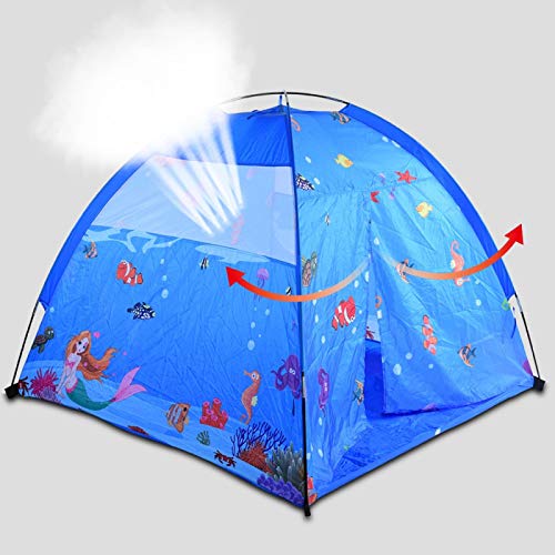 Tenda infantil, tenda de jogo de fibra de poliéster, estilo mar para crianças, crianças