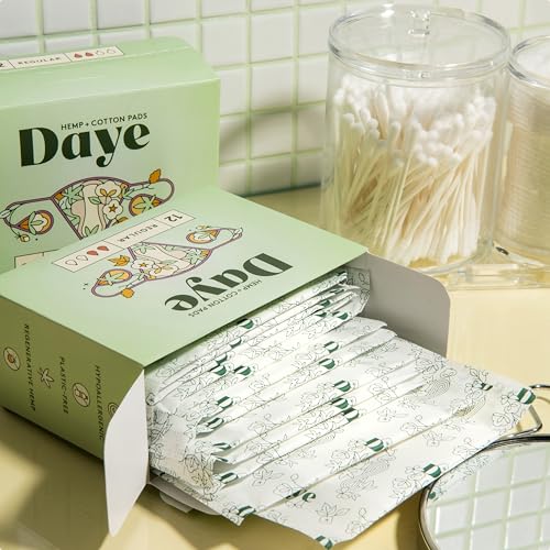 Image of Daye Organic Hemp Fiber Menstrual Pads (Regular 48)