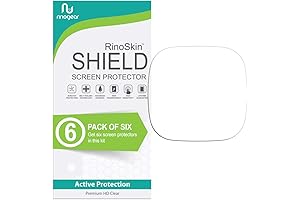 Invisible iTouch Watch Screen Protector Made of Ultra Clear Flexible TPU Film (6-Pack)