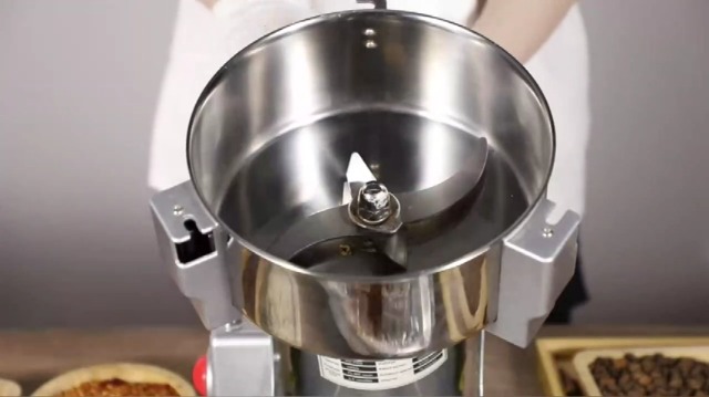 Moulin à Grains électrique, Broyeur à épices Commercial à Grande Vitesse De Type Oscillant En Acier Inoxydable 304 Pour Cuisine, épices Sèches, Herbes, Grains, Café, Riz, Poivre, 800 G