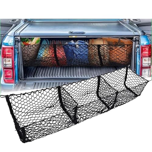 Filet de coffre extensible en maille renforcée pour grand SUV