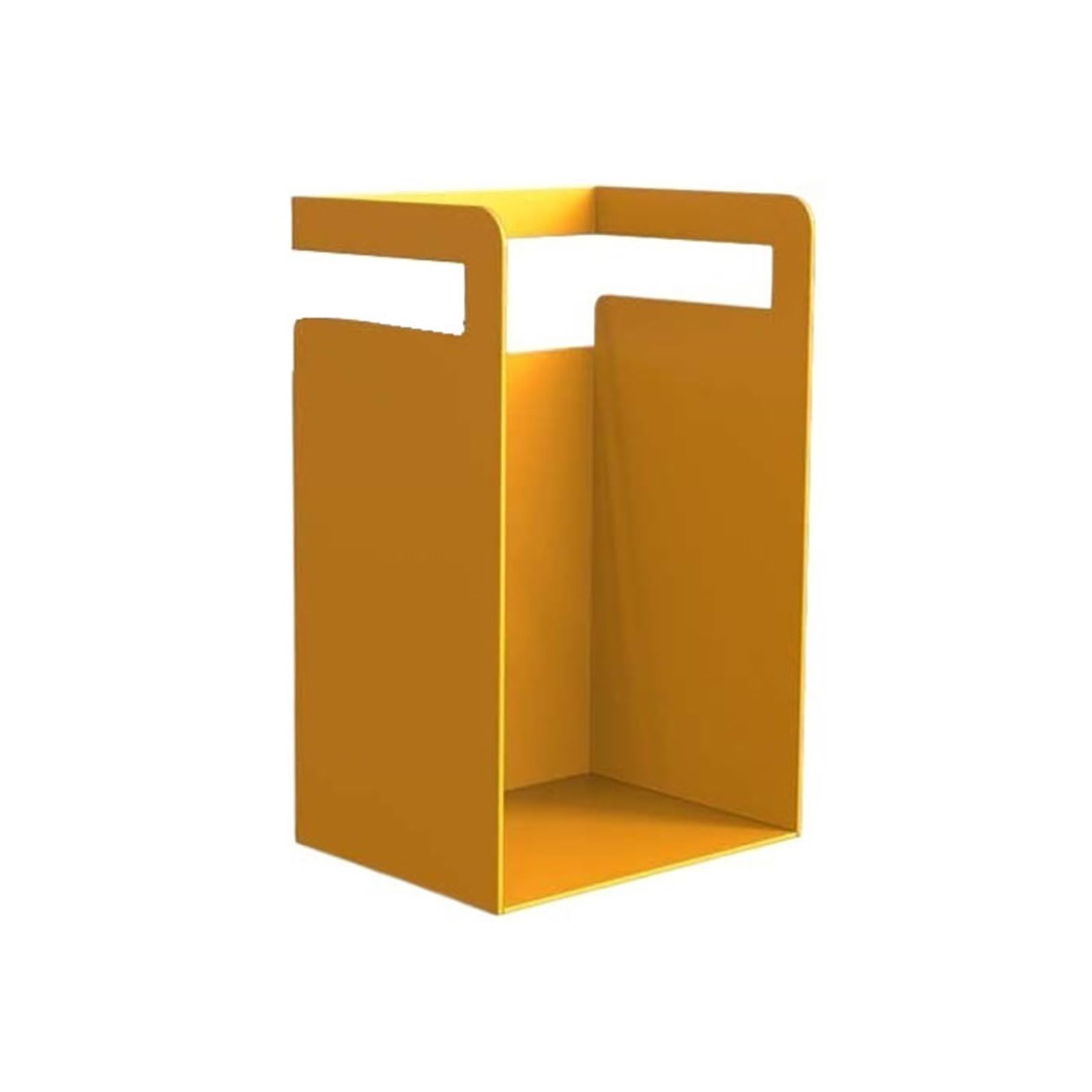 WANGHAI-666 Bookcases Under-desk Modern Wall Mounted Bookshelf Minimalism Aluminium Alloy Organiser Box(Yellow)