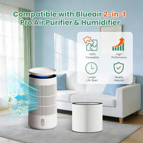 Image of Replacement Filter Compatible with Blueair 2-in-1 Pro Purify + Humidify