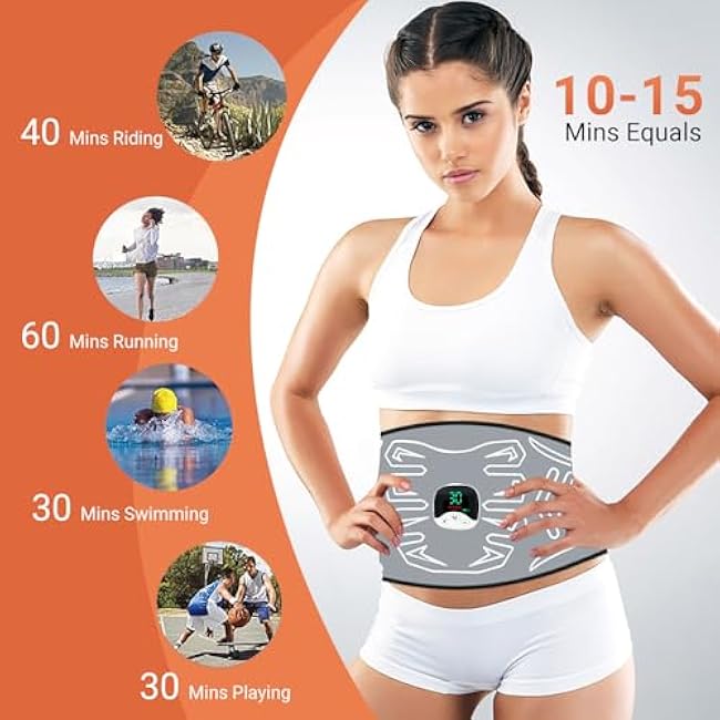 Abs Stimulator, Ab Stimulator Muscle Toner for Gym Office Home