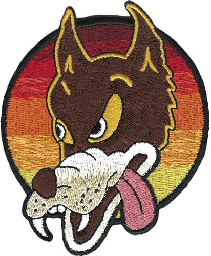 Grateful Dead Jerry Garcia Guitar Wolf Patch - Iron On or Sew On 3