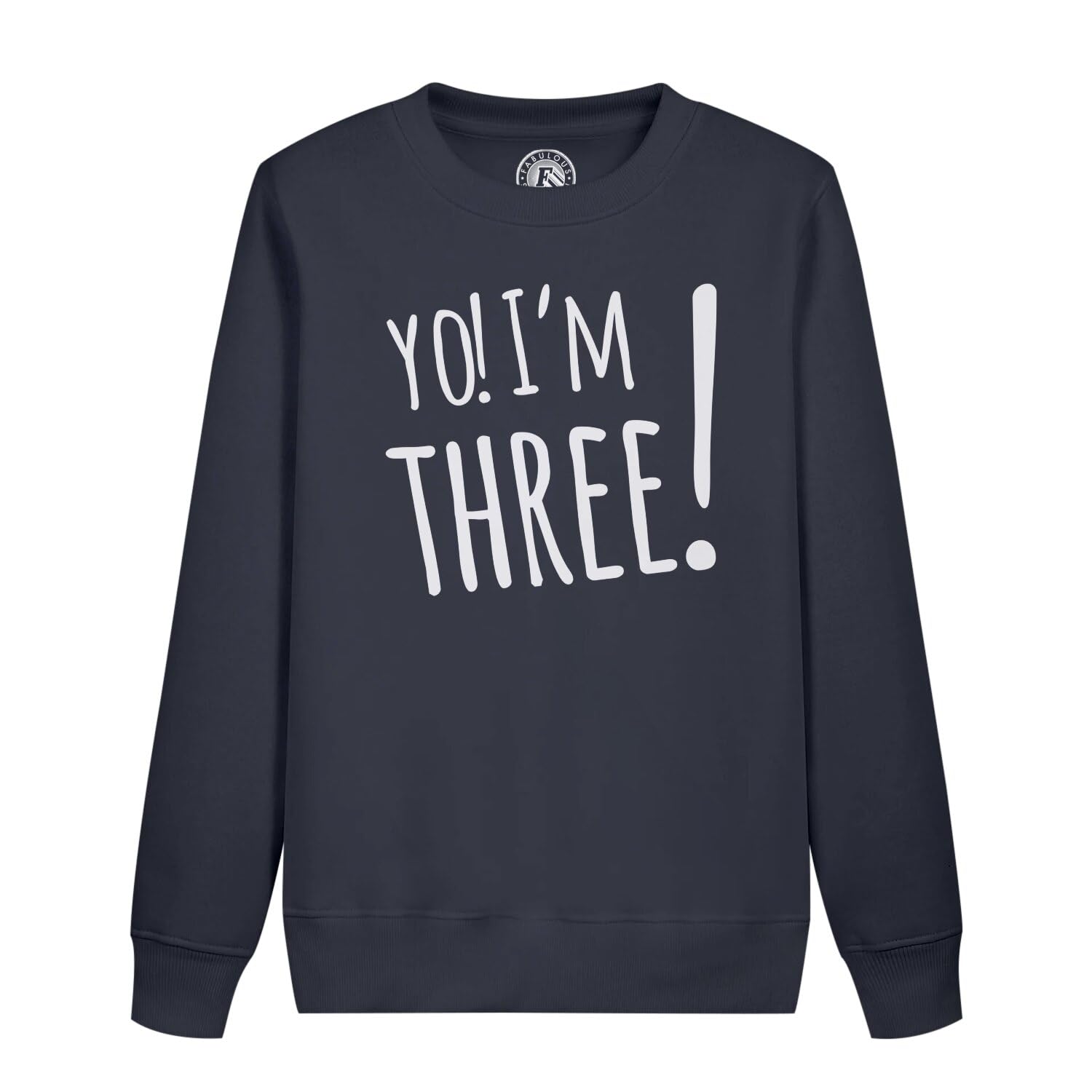 Sweatshirt enfant Yo I'm Three le pull d'anniversaire sans compromis - 4