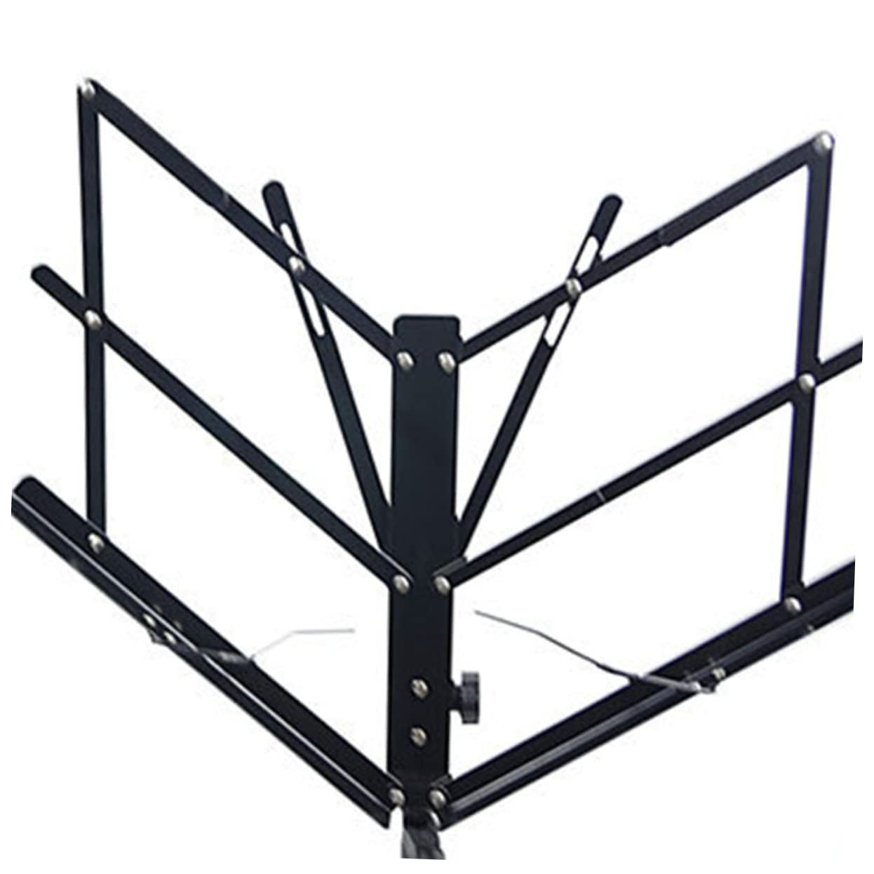 Toddmomy Foldable Metal Music Sheet Stand Tripod Holder for Guitar Violin and Zheng Lightweight Design for Easy Carrying to Height Range Music