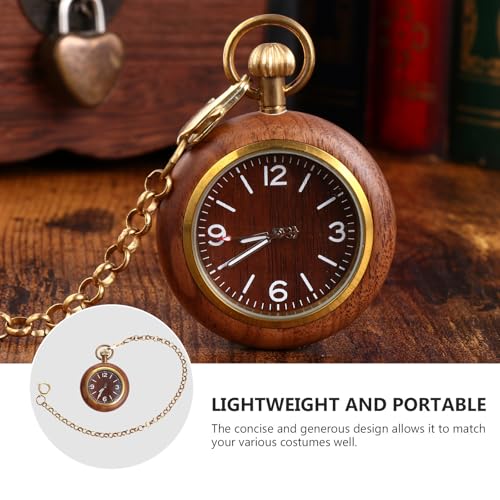 Reloj de bolsillo clásico de cuarzo para trajes de gala 7
