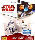 Star Wars: The Clone Wars Exclusive > Captain Rex & Clone Trooper Fives Action Figure 2-Pack