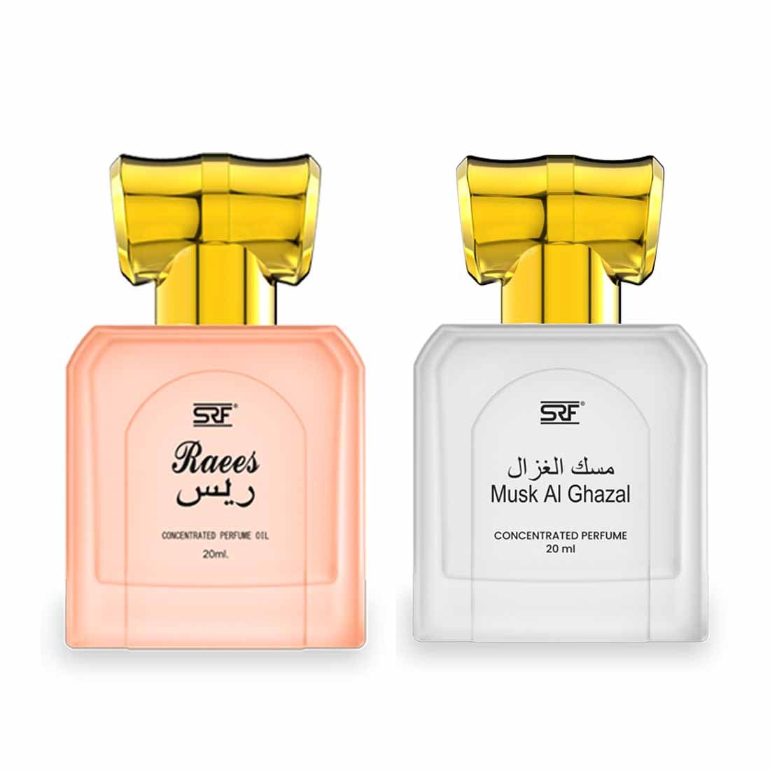 Ramsons SRF Musk Al Ghazal & SRF Raees Concentrated Perfume oil Combo (Pack of 2 x 20ml) |Alcohol Free |Attar Perfume Roll on-picture-52