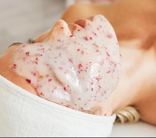 Egyptian Rose Jelly Mask, Illuminating, Anti-Aging, Nourishing & Hydrating, Professional Facial Treatment, Rose Petal Infused, 1 kg