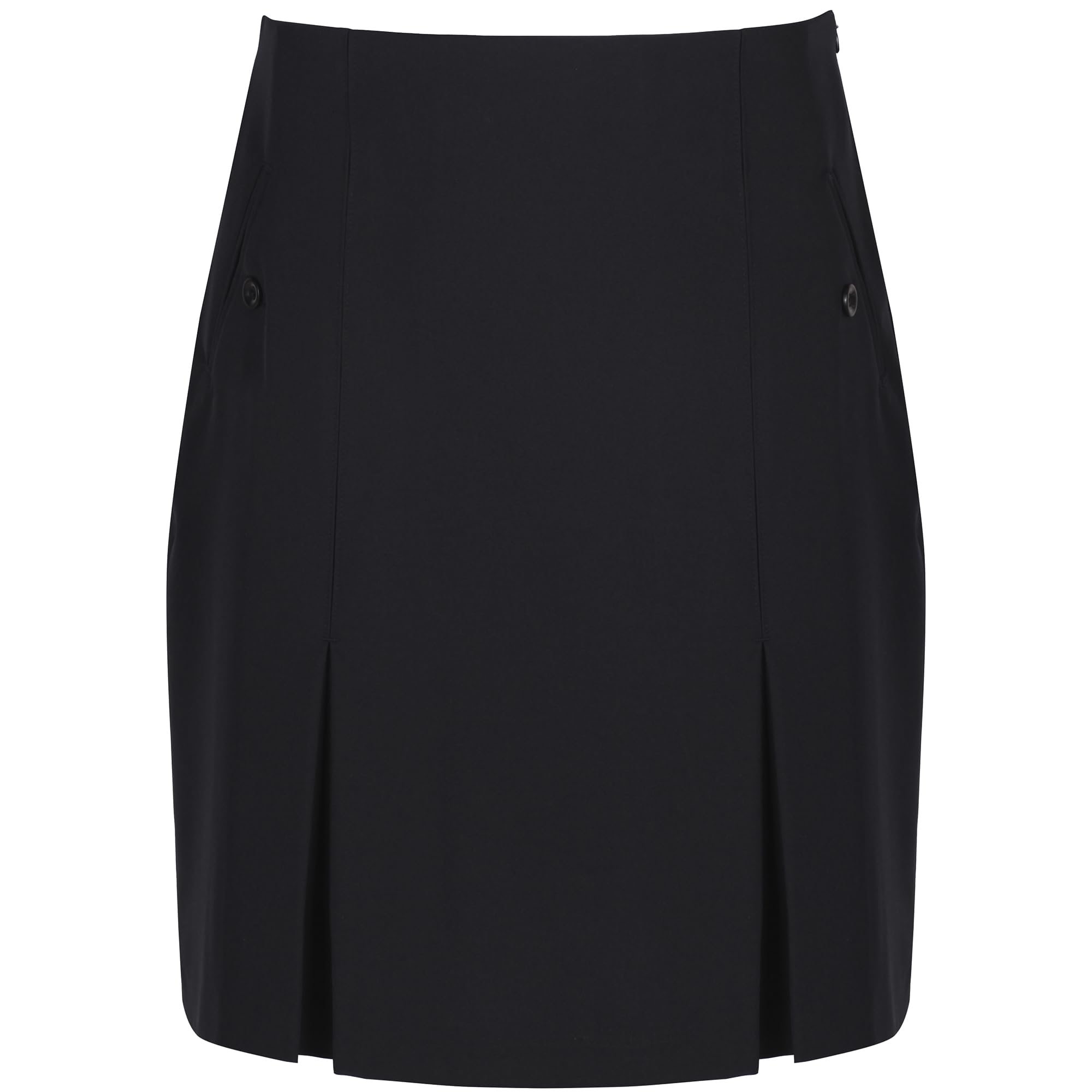 Trutex Girls Navy 'S Senior Twin Kick Pleated Skirt, ,W34/L18